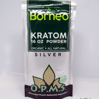 OPMS Super Green Borneo Kratom Powder (16oz)