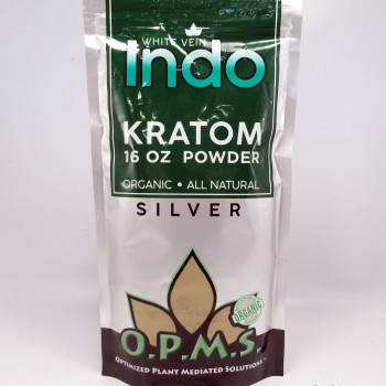 OPMS White Vein Indo Kratom Powder (16oz)