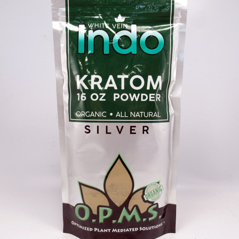 OPMS White Vein Indo Kratom Powder (16oz)
