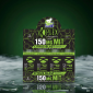 K Plex Premium Liquid Kratom Extract Shots - Citrus Blast Flavor 150MG (12)