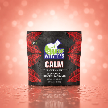 Prof Whyte's Calm Red Vein Kratom Capsules 2000ct