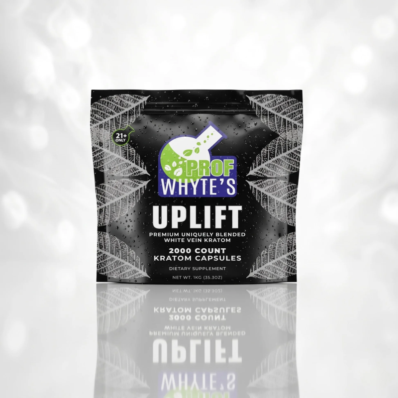 Prof Whyte's Uplift White Vein Kratom Capsules 2000ct