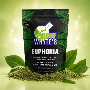 Prof Whyte's EuphoriaGreen Vein Kratom Powder 1000gm
