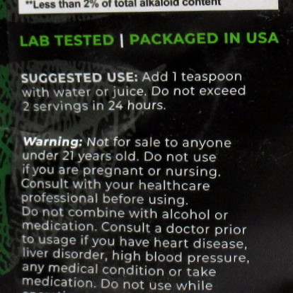 Prof Whyte's EuphoriaGreen Vein Kratom Powder 1000gm
