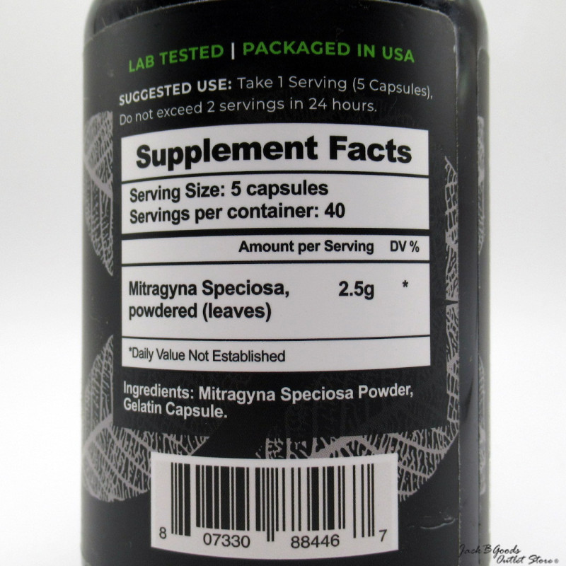 Prof Whyte's Uplift White Vein Kratom Capsules 2000ct