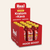 Real Botanicals Kratom (375mg) + Kava (250mg) Maximum Mood Boost Shot 2oz (12)