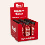 Real Botanicals Kratom (150mg) + Kava (250mg) Mood Boost Shot 2oz (12)
