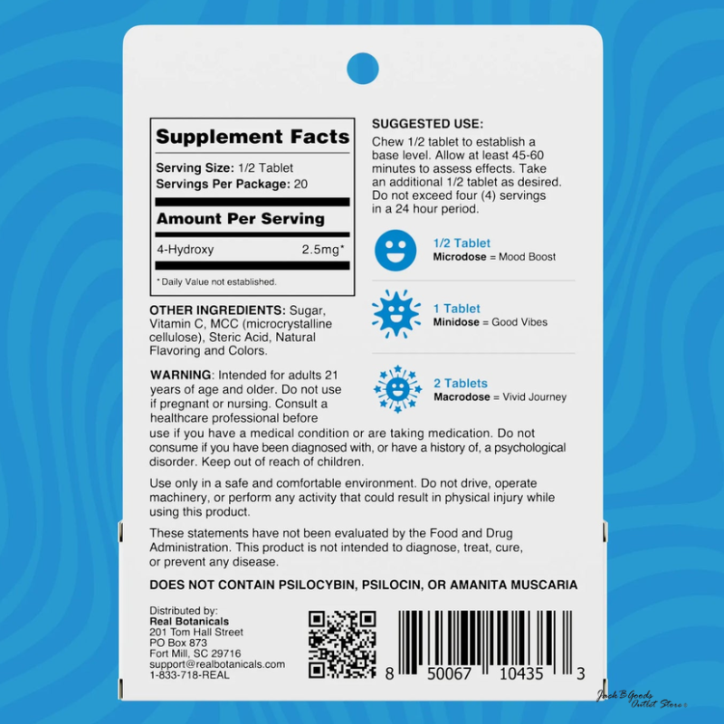 Mindless Mushroom Tablets - For Curious Minds & Good Times 10ct