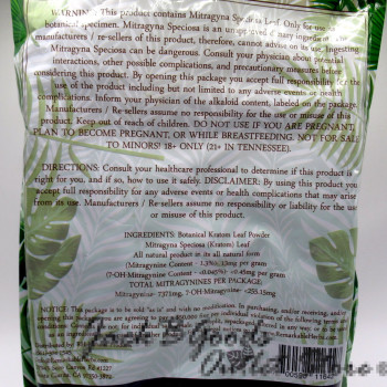 Remarkable Herbs White Vein Maeng Da Kratom All Natural Powder (20oz)