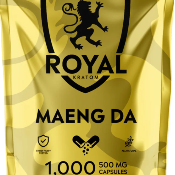 Royal Kratom Maeng Da Kratom Capsules 1000 Ct