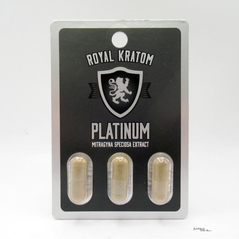 Royal Kratom Premium Platinum Extract Capsules 3 Ct