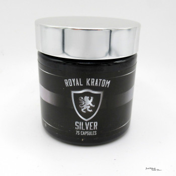 Royal Kratom Premium Silver Capsules 75 Ct