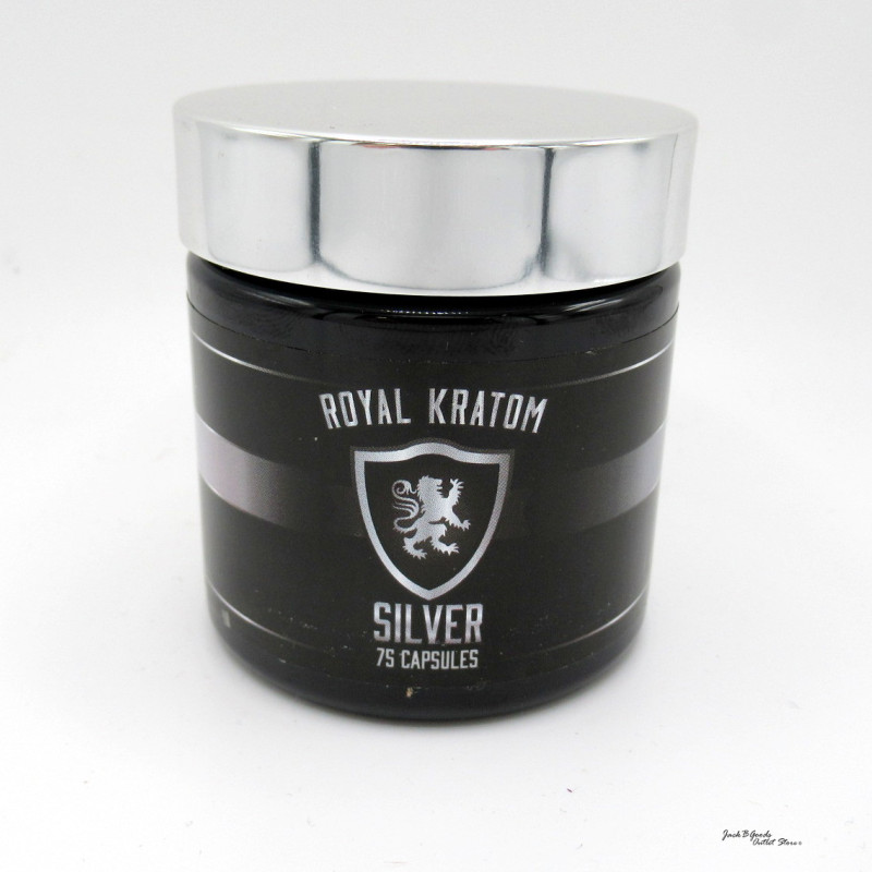 Royal Kratom Premium Silver Capsules 75 Ct