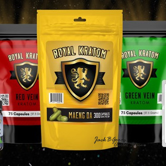 Royal Kratom Bali Capsules 300 Ct