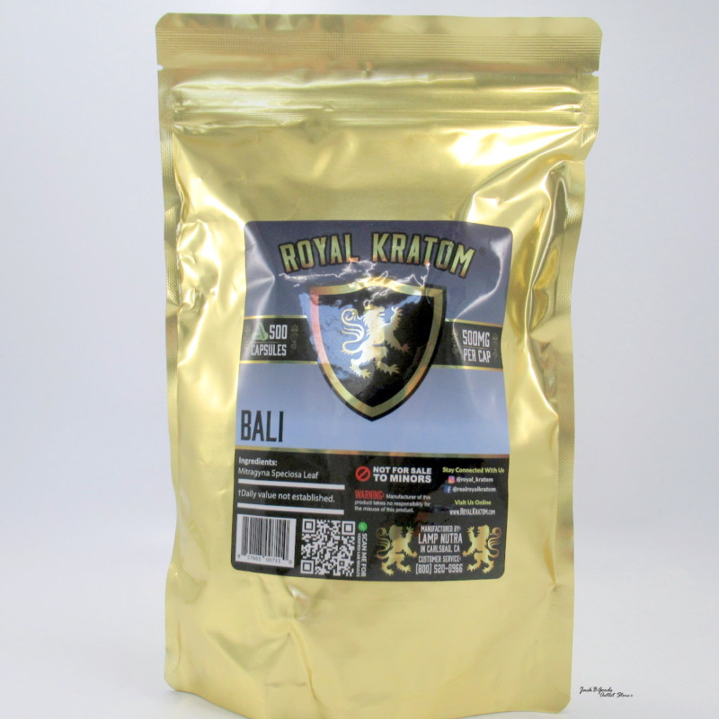 Royal Kratom Bali Capsules 500 Ct