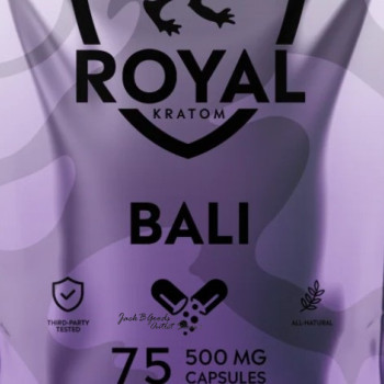 Royal Kratom Bali Capsules 75 Ct