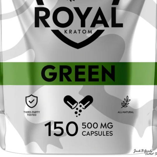Royal Kratom Maeng Da Kratom Capsules 150 Ct