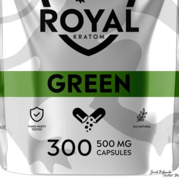 Royal Kratom Green Vein Capsules 300 Ct