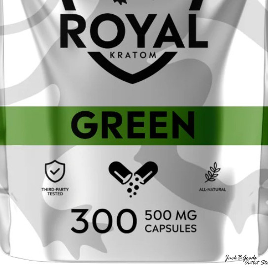 Royal Kratom Maeng Da Kratom Capsules 300 Ct