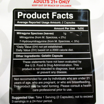 Royal Kratom Green Vein Capsules 2000ea