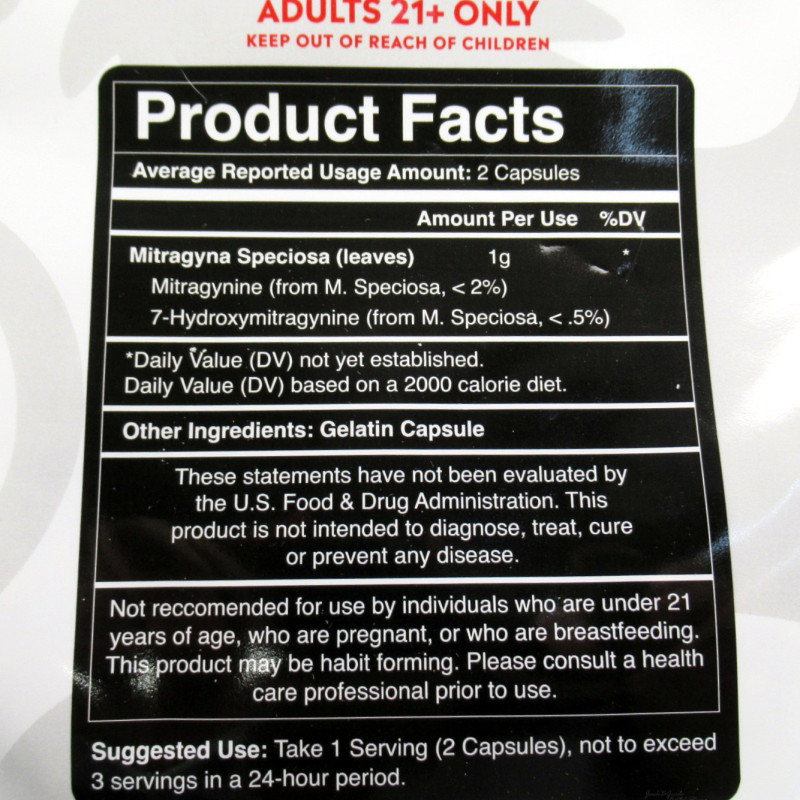 Royal Kratom Green Vein Capsules 2000 Ct