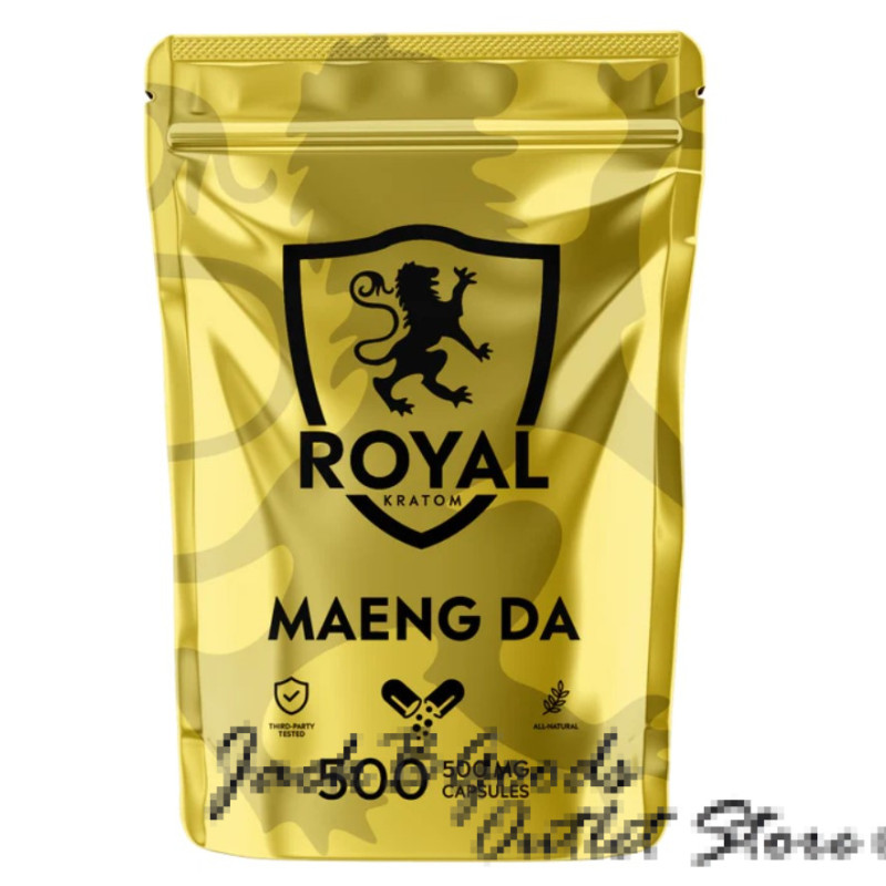 Royal Kratom Maeng Da Kratom Capsules 500 Ct