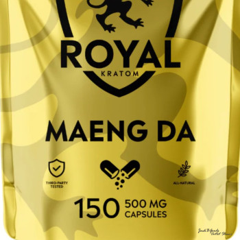 Royal Kratom Maeng Da Kratom Capsules 150 Ct