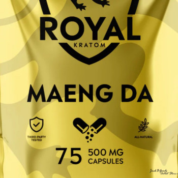 Royal Kratom Maeng Da Kratom Capsules 75 Ct