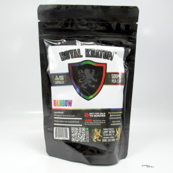 Royal Kratom Rainbow Blend Capsules 150 Ct