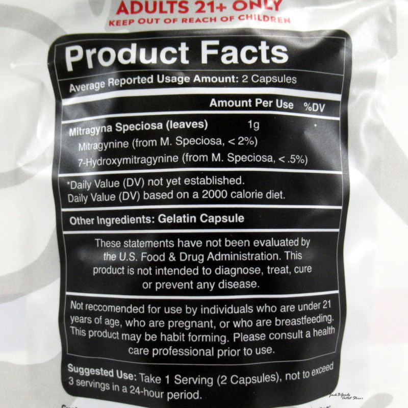 Royal Kratom Rainbow Blend Capsules 75ea