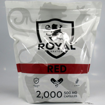 Royal Kratom Red Vein Capsules 2000ea