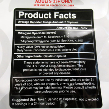 Royal Kratom Red Vein Capsules 2000ea