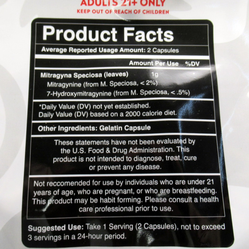 Royal Kratom Red Vein Capsules 2000ea