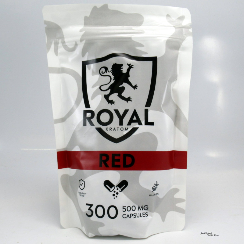 Royal Kratom Premium Red Vein Capsules 300ea