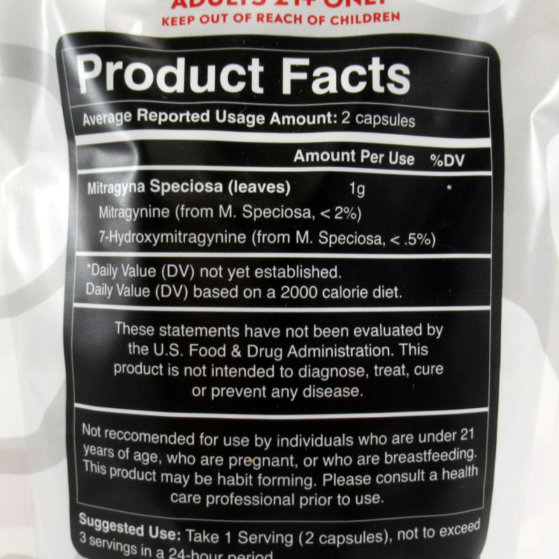 Royal Kratom Premium Red Vein Capsules 300ea