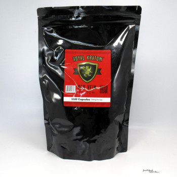 Royal Kratom Premium Red Vein Capsules 1000ea