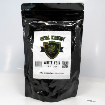 Royal Kratom White Vein Capsules 500 Ct