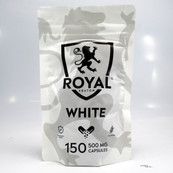 Royal Kratom White Vein Capsules 150ea