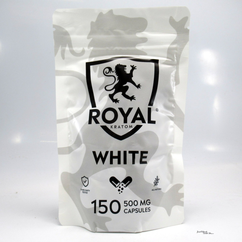 Royal Kratom White Vein Capsules 150ea