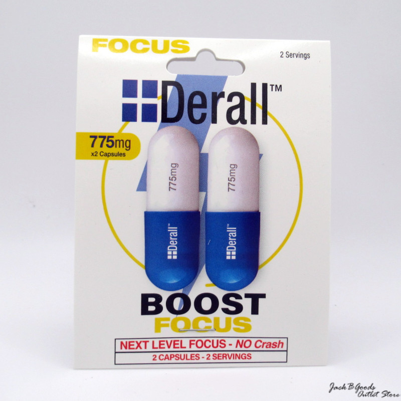 Derall Boost Focus - Next Level Focus - No Crash - (775mg x 2)(Case)