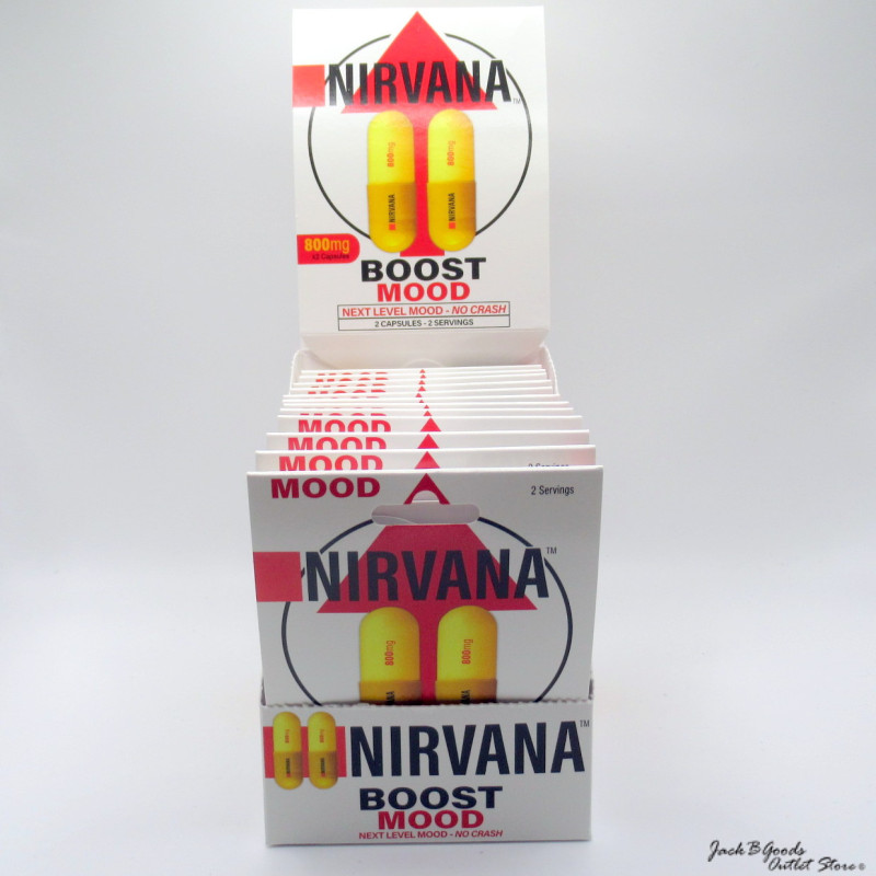 Nirvana Boost Mood - Next Level Mood - No Crash - (800mg x 2)(Case)
