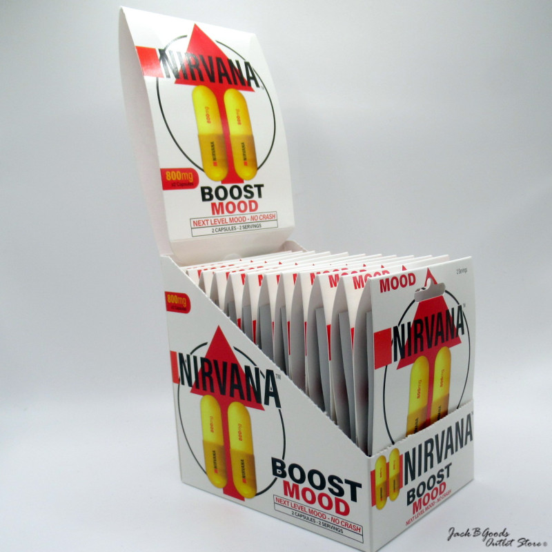 Nirvana Boost Mood - Next Level Mood - No Crash - (800mg x 2)(Case)