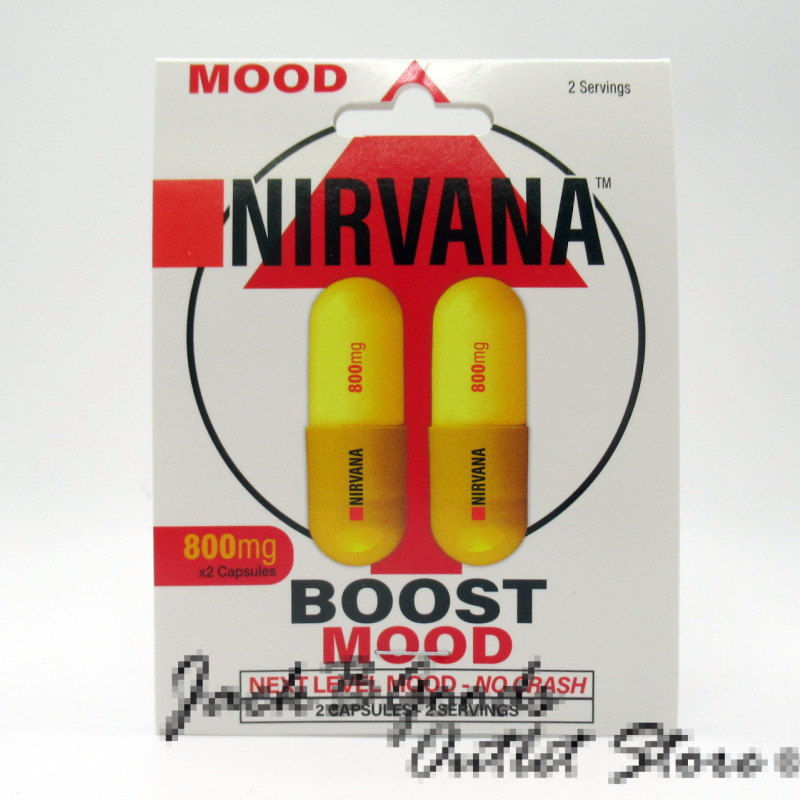 Nirvana Boost Mood - Next Level Mood - No Crash - (800mg x 2)(Case)