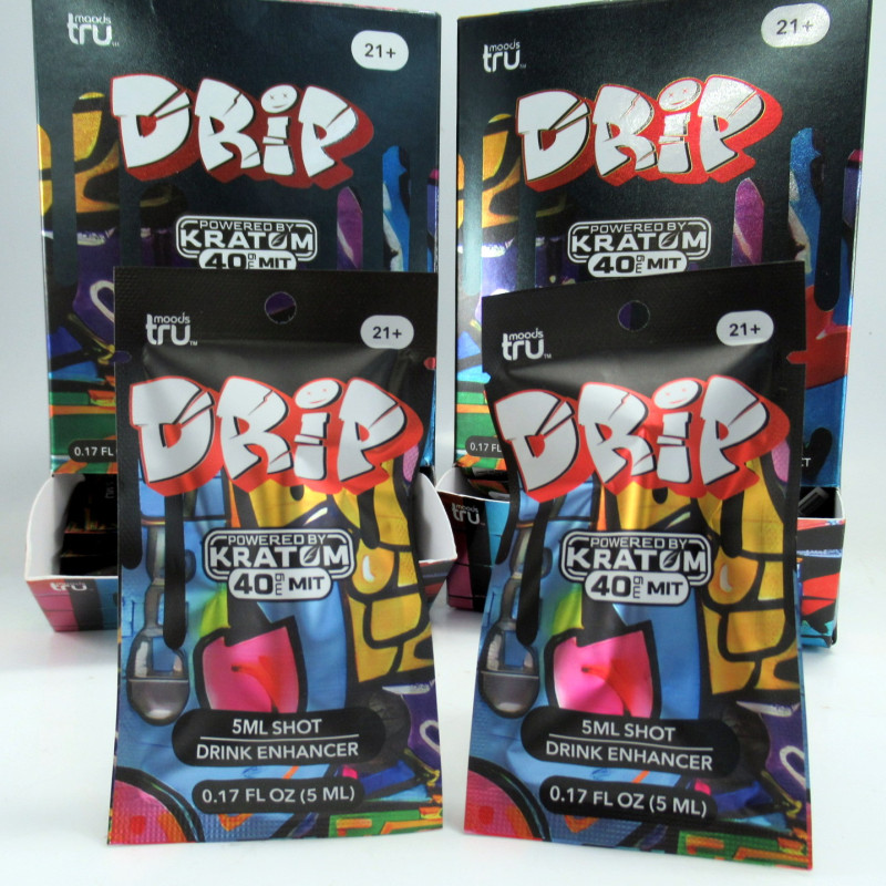 Tru Moods Drip Kratom Drink Enhancer (40mg MIT)  5ml Shot (1ea)(Samples)