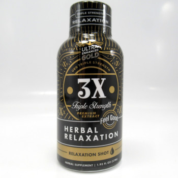 Ultra Enhanced Gold 3X Tripple Strength Herbal Relaxation Shot (57ml)(12)