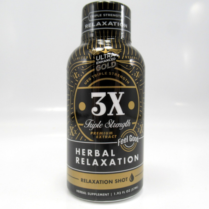 Ultra Enhanced Gold 3X Tripple Strength Herbal Relaxation Shot (57ml)(12)