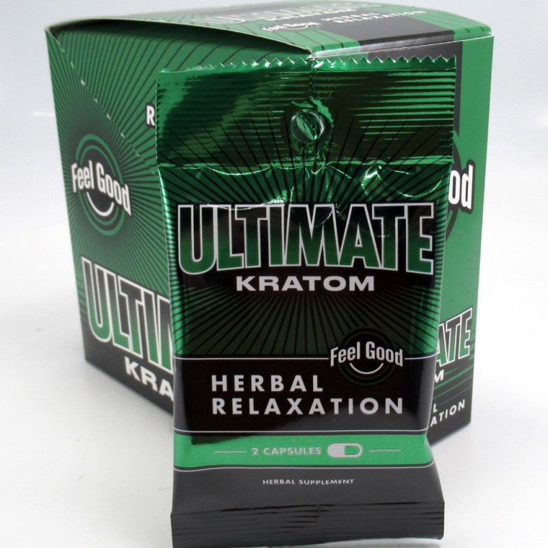Ultimate Kratom Extract Capsules  (150mg MIT) (2pk) (1dz) (Case)