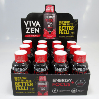 Vivazen - Natural Feel Good Pain Relief for Muscle & Body - Stay Sharp and Energized (1dz) (Case) Newest Formula