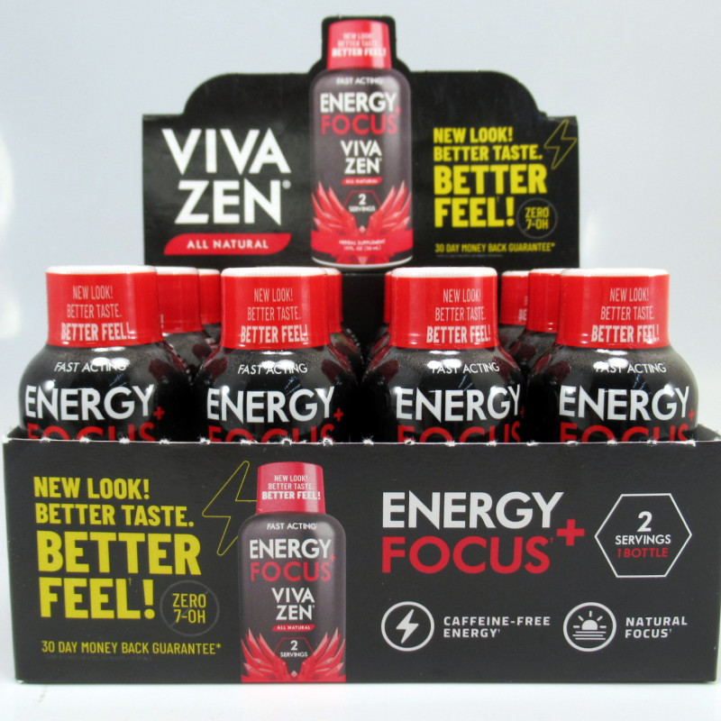 Vivazen - Natural Feel Good Pain Relief for Muscle & Body - Stay Sharp and Energized (1dz) (Case) Newest Formula