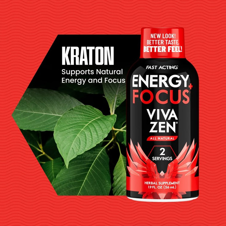 Vivazen - Natural Feel Good Pain Relief for Muscle & Body - Stay Sharp and Energized (1dz) (Case) Newest Formula